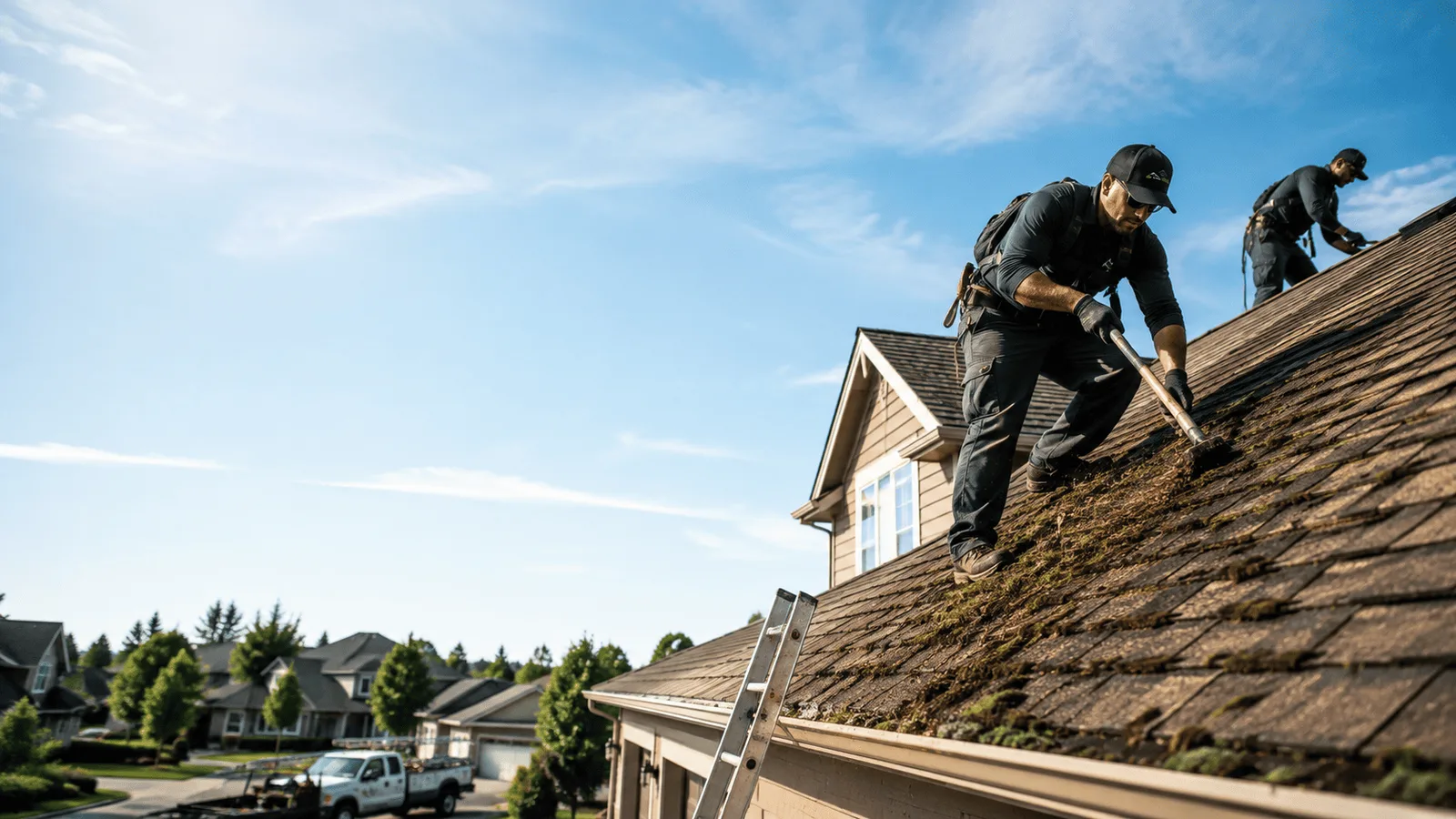 Roof Moss Removal in Olney, IL near me